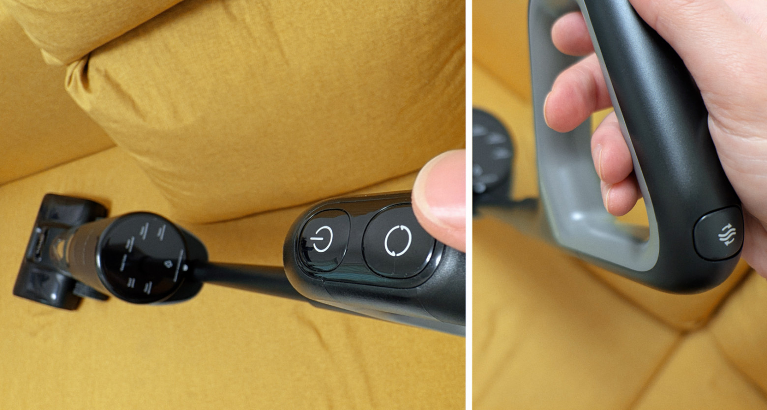 Dreame H15S: основные кнопки управления вынесены на рукоять устройства