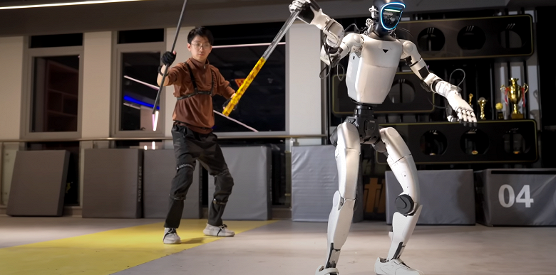 &laquo;Воплощенный аватар&raquo;: появилось эффектное видео, в котором люди управляют роботами Unitree, копирующими их действия