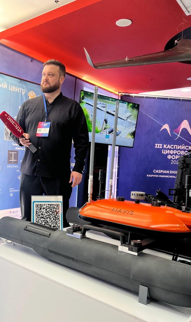 Работа СМИ на Каспийском цифровом форуме