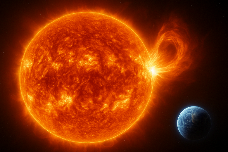 Основные центры солнечной активности вышли на линию Солнце &mdash; Земля, возможны магнитные бури