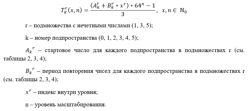 Параметризация нечётных чисел на основе подмножеств вычетов по модулю шесть - 2