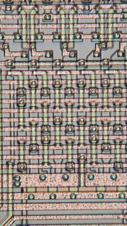 Старая советская микросхема К565РУ3 раскрыла все свои секреты под микроскопом - 5 Старая советская микросхема К565РУ3 раскрыла все свои секреты под микроскопом