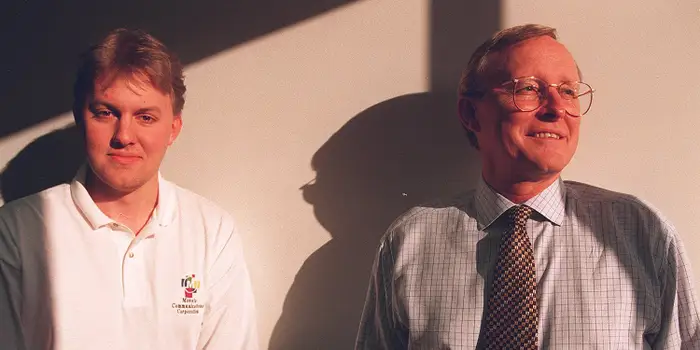 Основатели Netscape: программист Марк Андрессен и Джеймс Кларк (сооснователь Silicon Graphics)