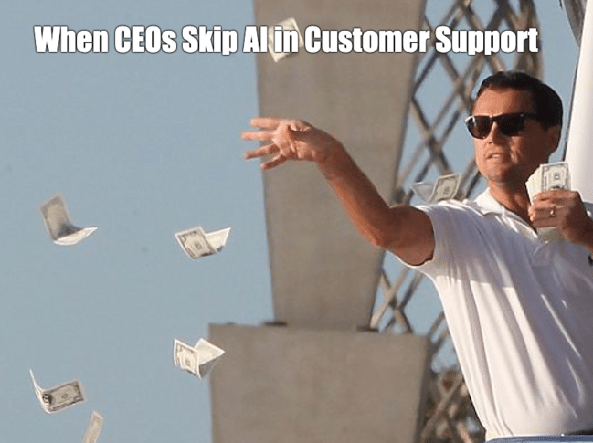 Когда саппорт не применяет AI