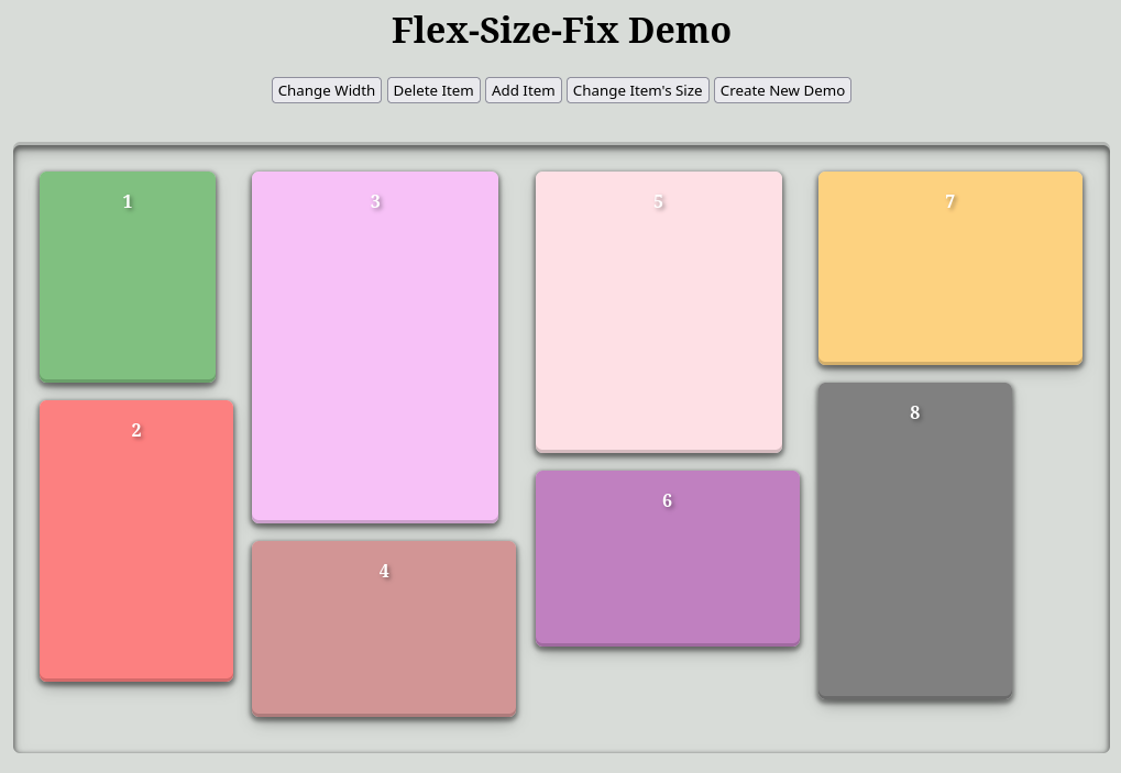 flex-flow: column wrap + Flex-Size-Fix