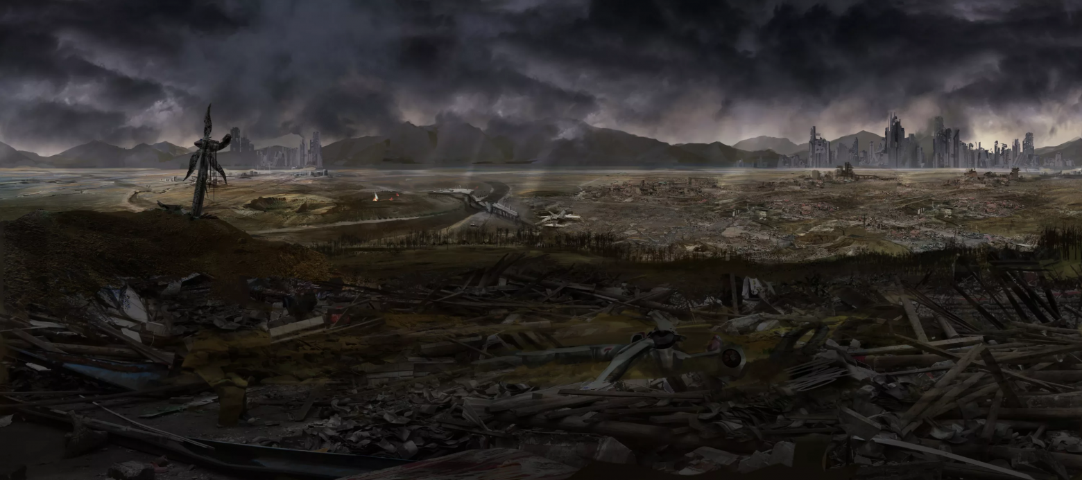 Практически вся поверхность Винг-IV превратилась в радиоактивные пустоши