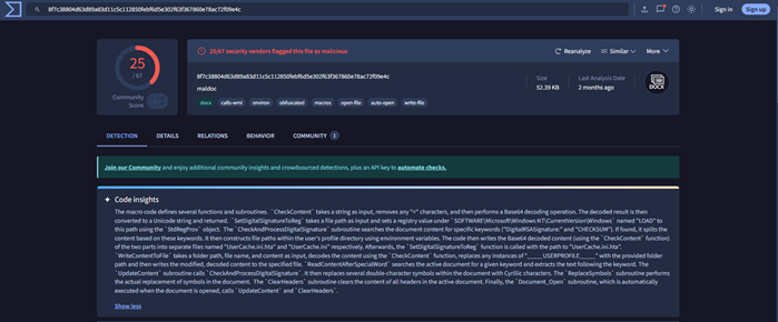 Без дизассемблера: как предварительный анализ документа GOFFEE раскрыл всю цепочку заражения - 3 Без дизассемблера: как предварительный анализ документа GOFFEE раскрыл всю цепочку заражения - 3
