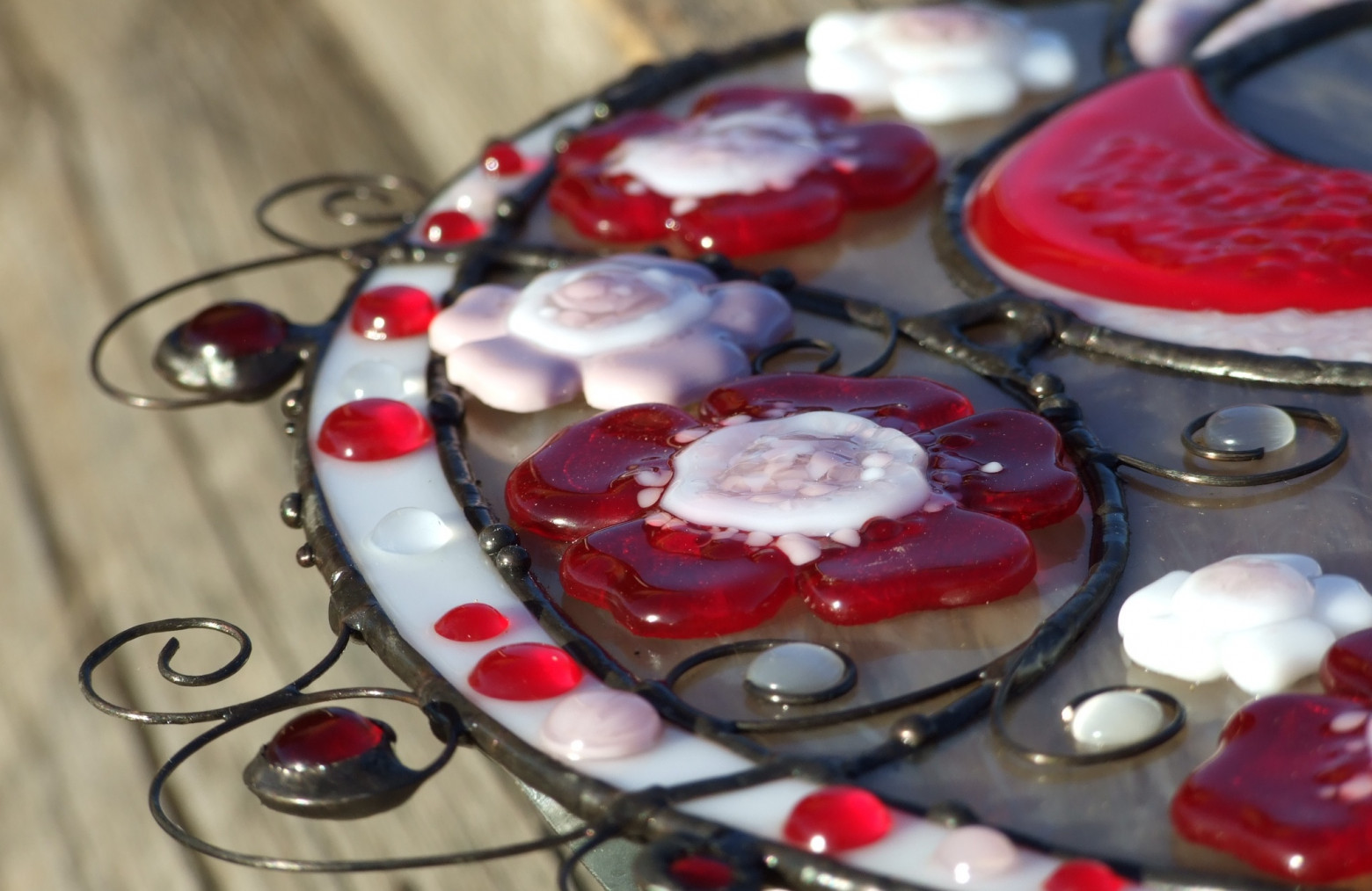 Работа с художественным стеклом. Часть 2. Упрощённые светильники - 1