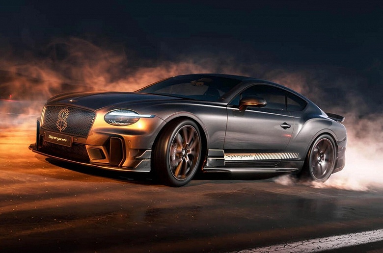 Самый легкий Bentley за 85 лет. Представлен Bentley Continental Supersports с V8 на 657 л.с. и задним приводом