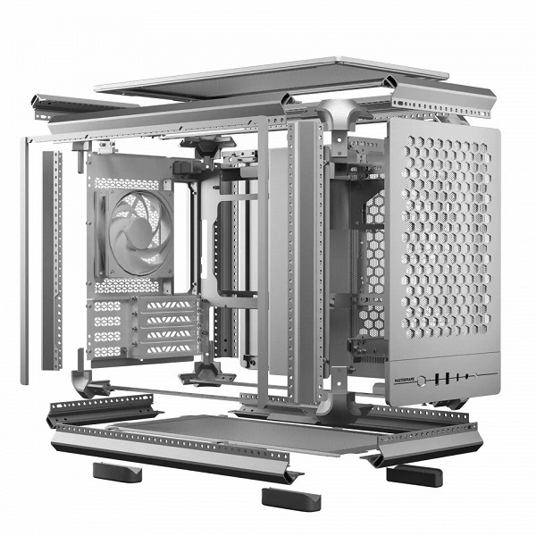 Компактный корпус-перевёртыш. Cooler Master представила модульный корпус MasterFrame 400 Mesh для плат microATX и Mini-ITX - 3 Компактный корпус-перевёртыш. Cooler Master представила модульный корпус MasterFrame 400 Mesh для плат microATX и Mini-ITX