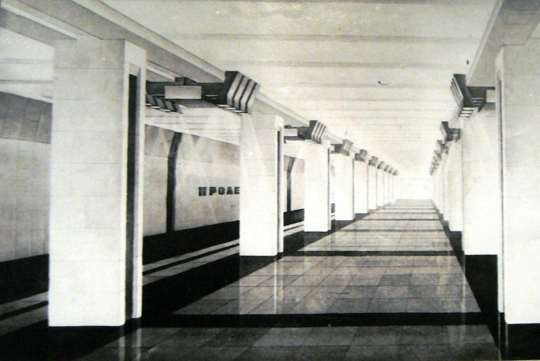 Освещение на Пролетарской в проекте было позаковыристее