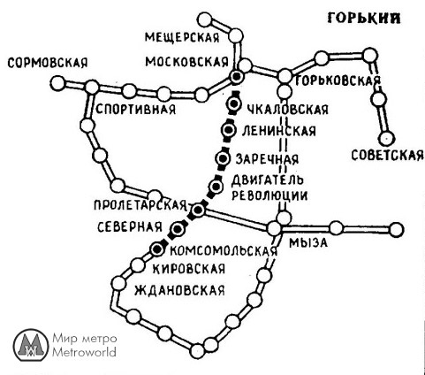 В 1983 году перспективы подземки Горького выглядели весьма радужными