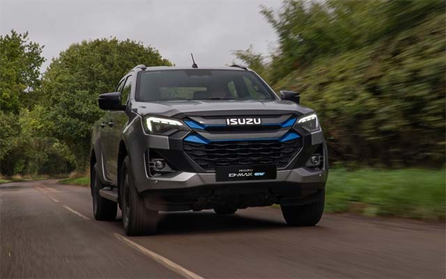 Полноприводный электрический пикап Isuzu D-Max EV проходит реальные испытания в британских энергосетях