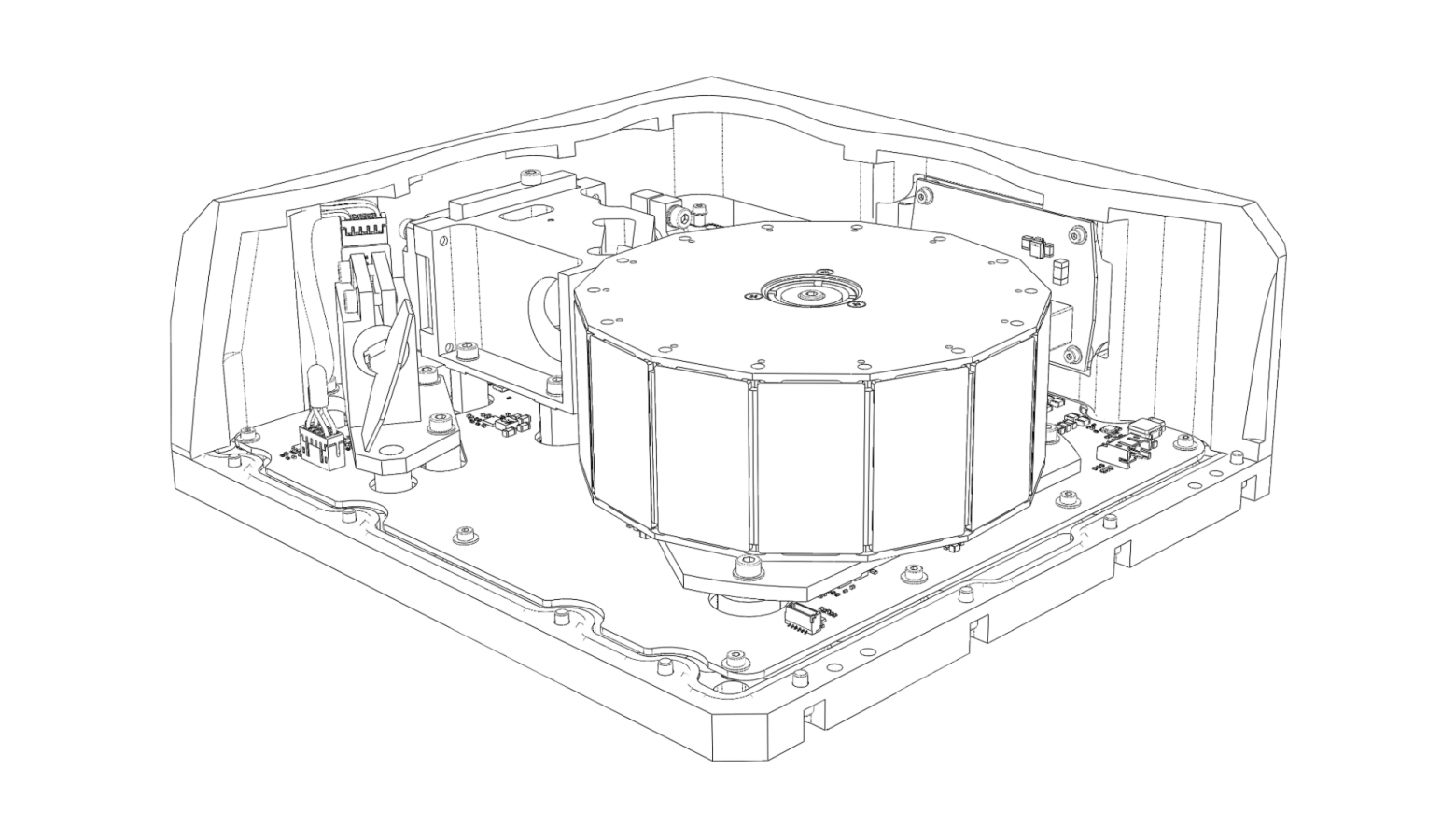 Общее строение нашего лидара PBR-ONE