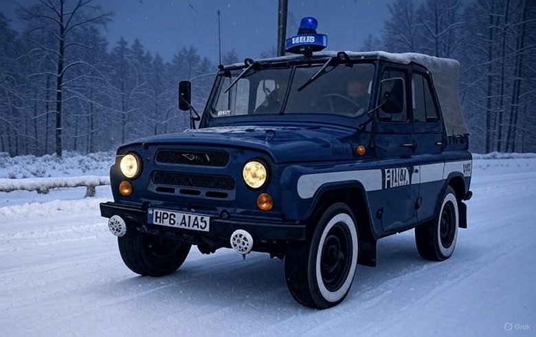 Последний советский патрульный УАЗ отправили на пенсию в Польше - 1 Последний советский патрульный УАЗ отправили на пенсию в Польше