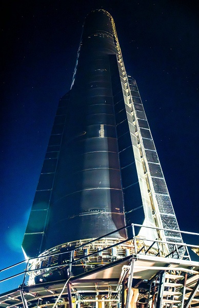 Ускоритель Starship нового поколения показали крупным планом