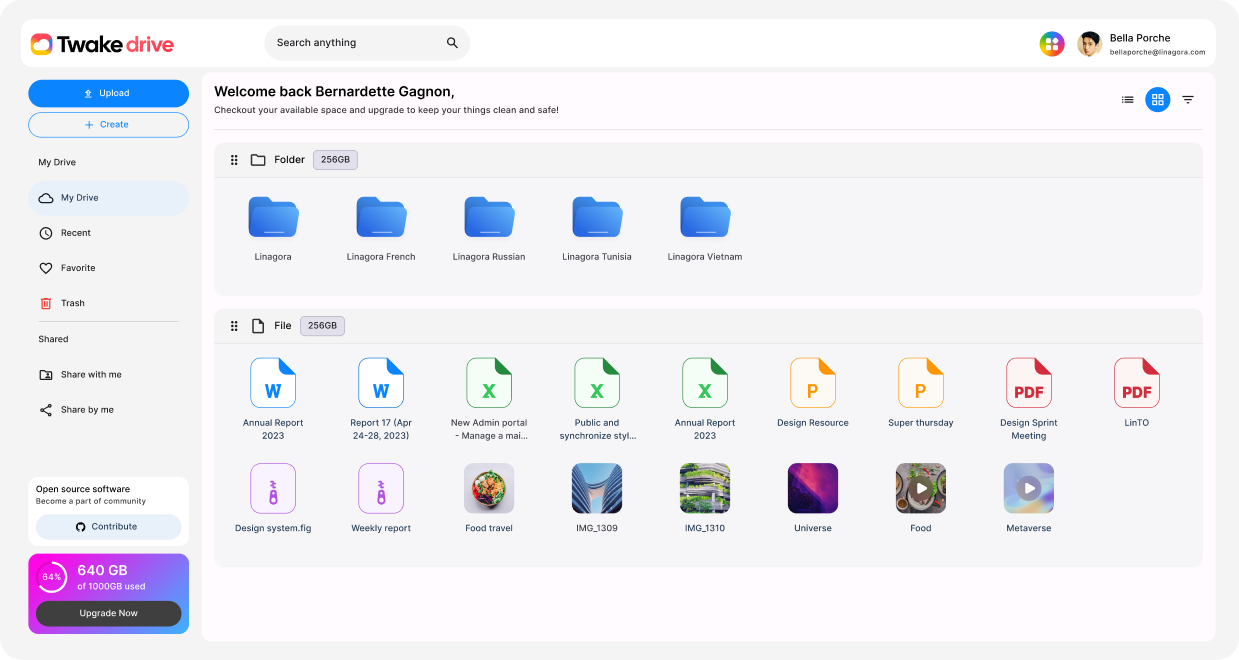 Twake Drive. Опенсорсный клон GDrive на своём сервере - 3