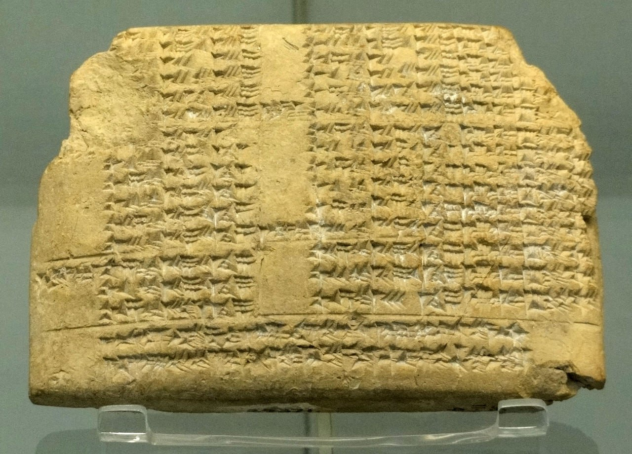 Вавилонская таблица Excel с расчётами выплат городской страже