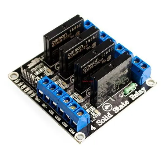 Рис. 6. Блок твердотельных реле, управляемых высоким уровнем сигнала