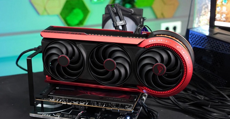 Это самая мощная видеокарта из коробки, которую только можно купить. Редкая и очень дорогая Asus ROG Matrix GeForce RTX 5090 обходит даже RTX Pro 6000 Blackwell