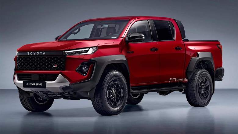 Новый Toyota Hilux уже представлен, но Toyota еще не поставила точку: компания выпустит топовую версию Hilux GR Sport