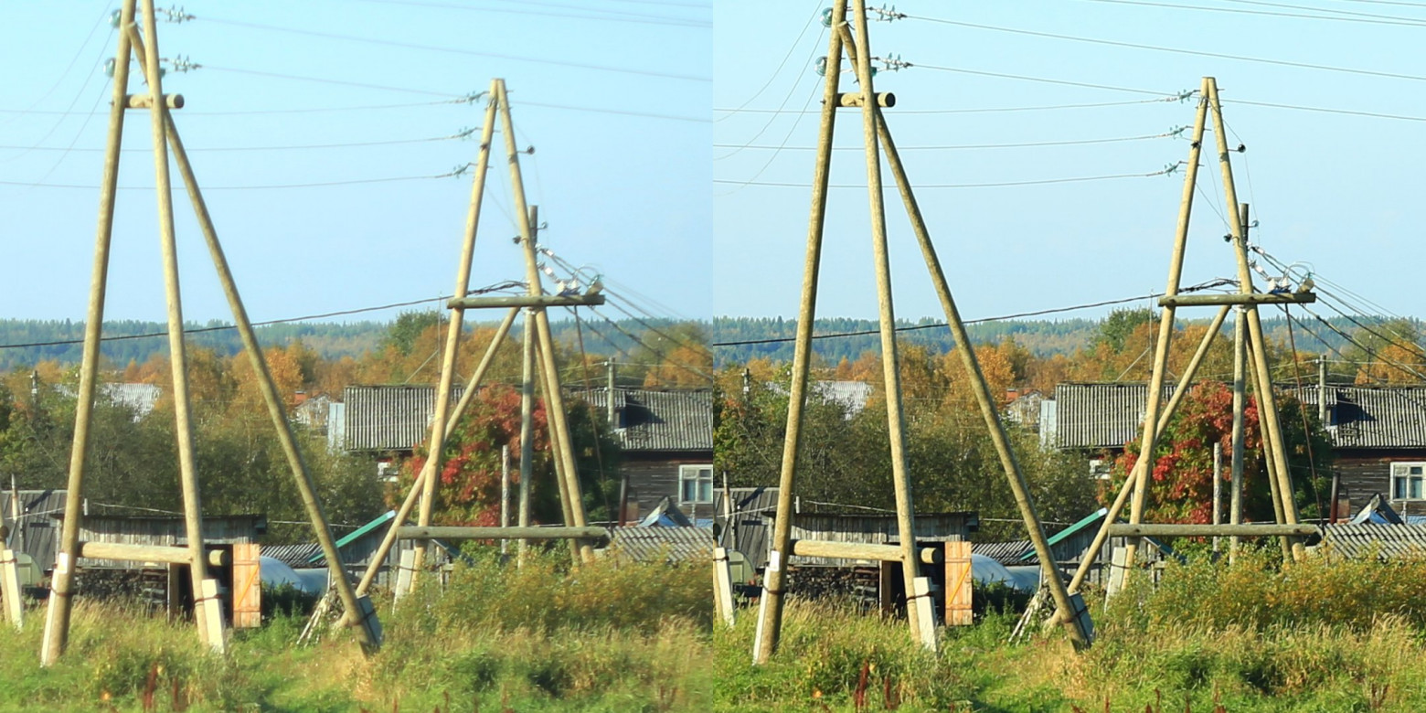 Сравнение. Центральная часть.