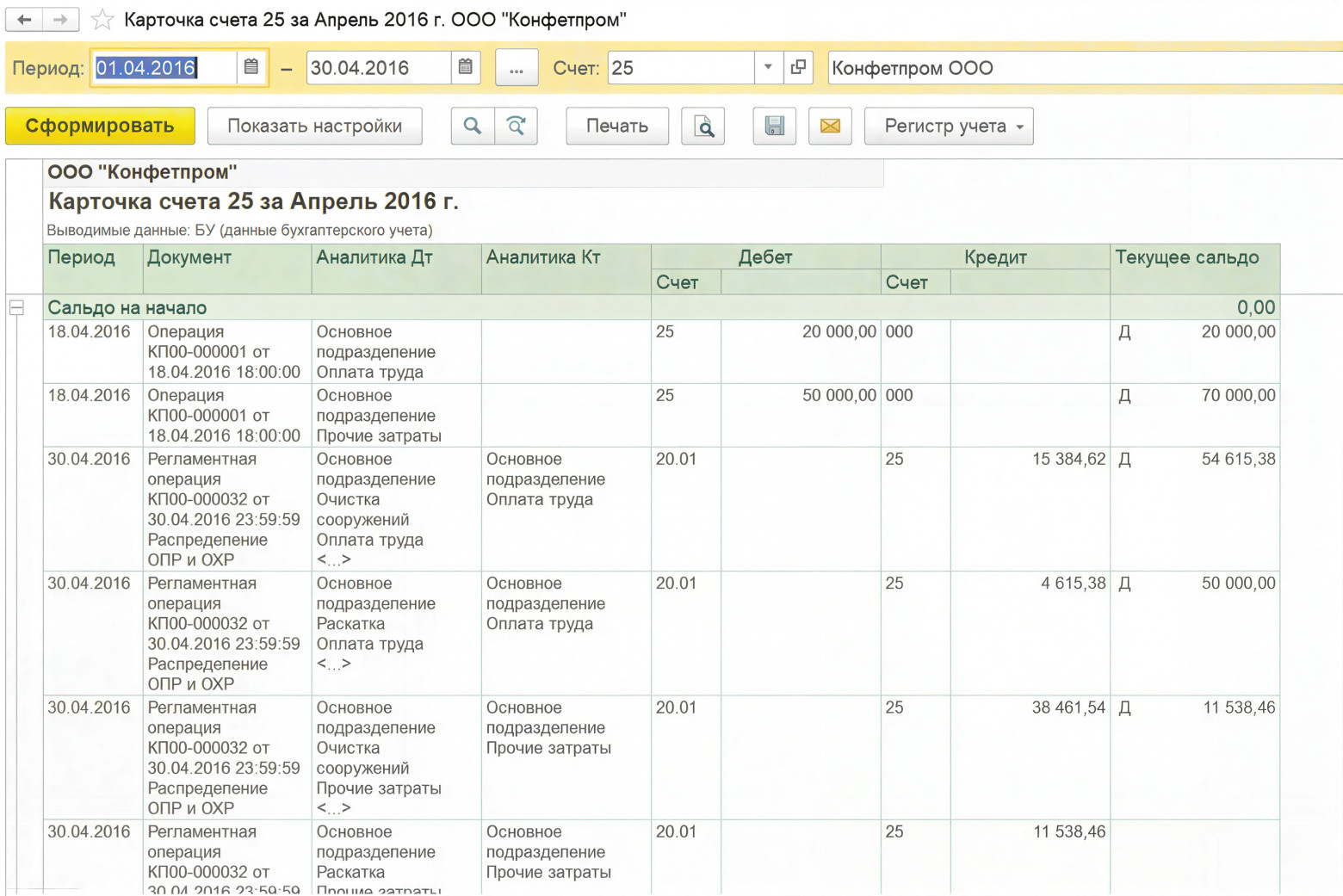 Доработка распределения косвенных расходов в 1С: Бухгалтерии предприятия - 7 Доработка распределения косвенных расходов в 1С: Бухгалтерии предприятия - 7