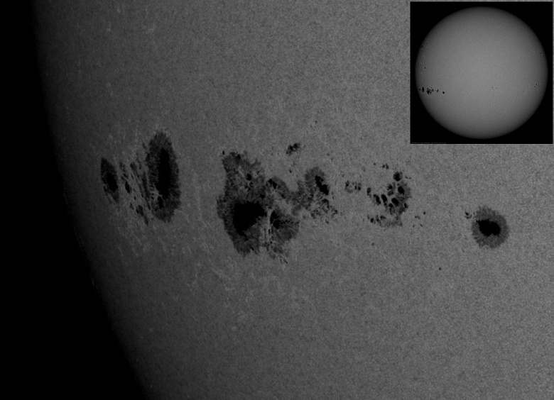 На Солнце сформировался самый крупный комплекс солнечных пятен в 2025 году, и он ведет себя аномально &mdash; почти не генерирует вспышек