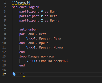 Так выглядит валидный синтаксис