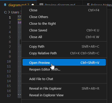 Опция "Open Preview"