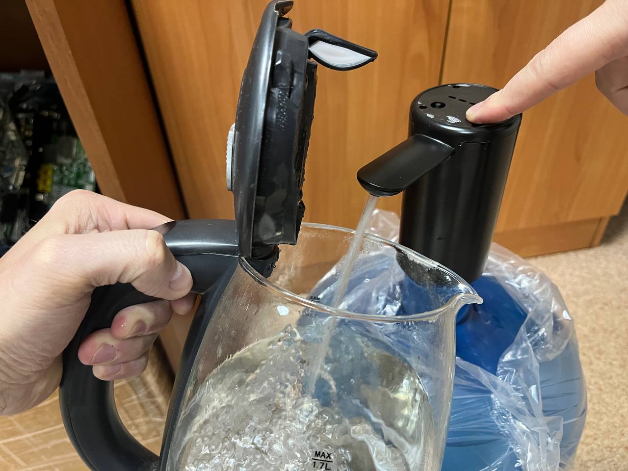 Рис.8. Наливаем.