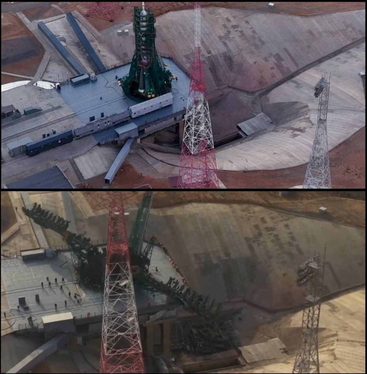 Разбор инцидента с разрушением кабины обслуживания стартового комплекса 31-6 на Байконуре - 3 Разбор инцидента с разрушением кабины обслуживания стартового комплекса 31-6 на Байконуре - 3