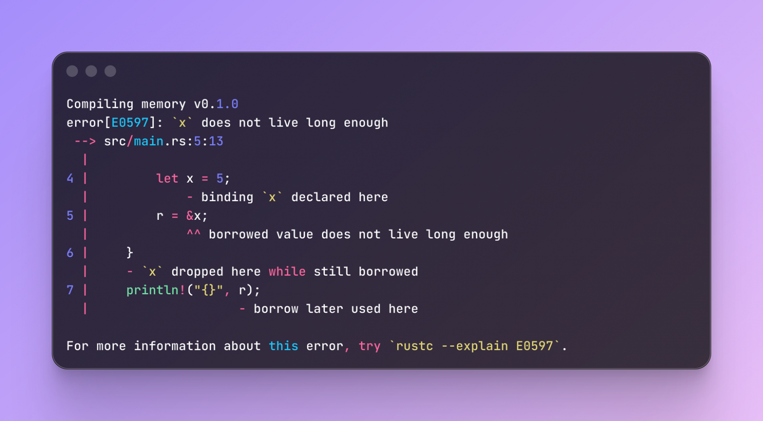 Rust vs Go: управление памятью - 3