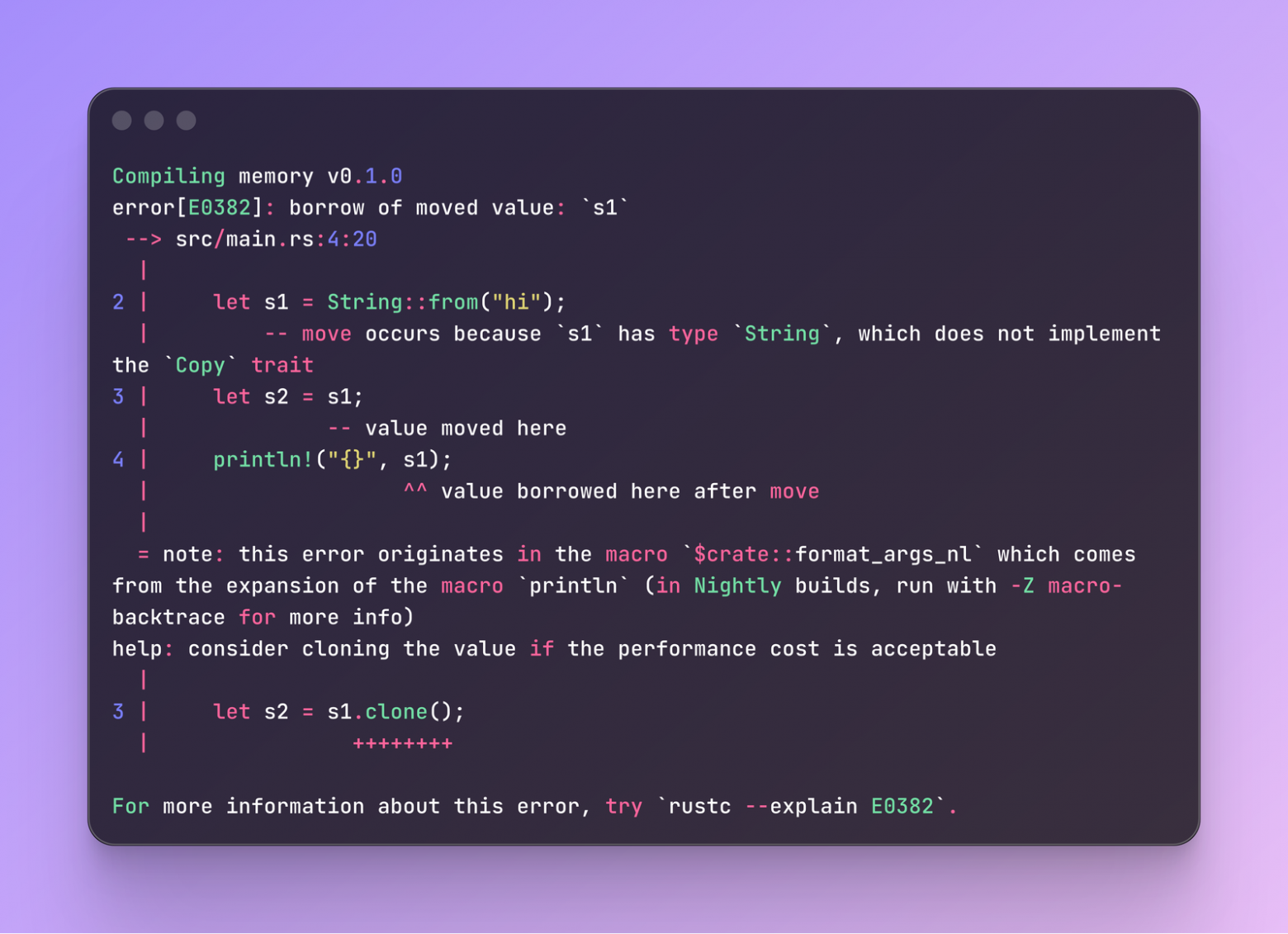 Rust vs Go: управление памятью - 4