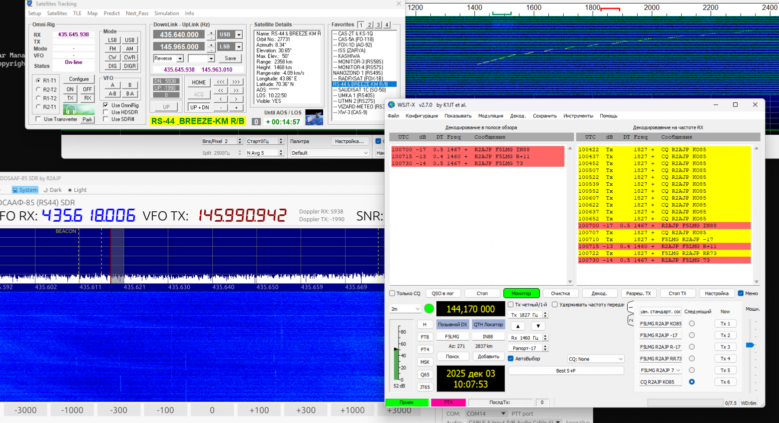 Протокол FT4 связи с F5LMG 