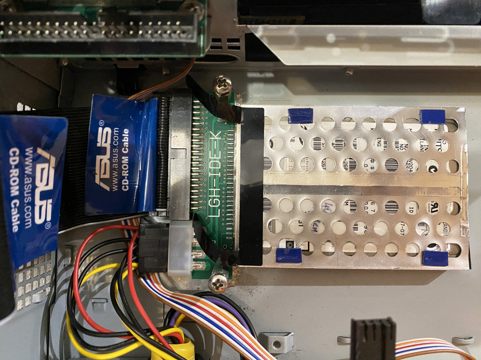 Подключение жёсткого диска IDE