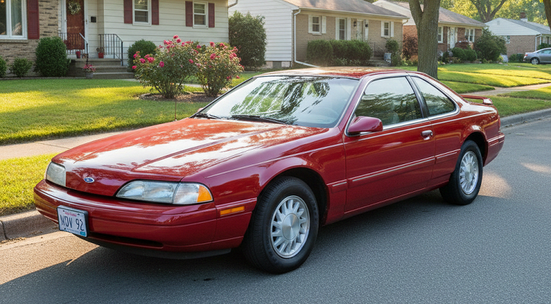 Редкий американский люксовый автомобиль: в России выставили Ford Thunderbird из 90-х