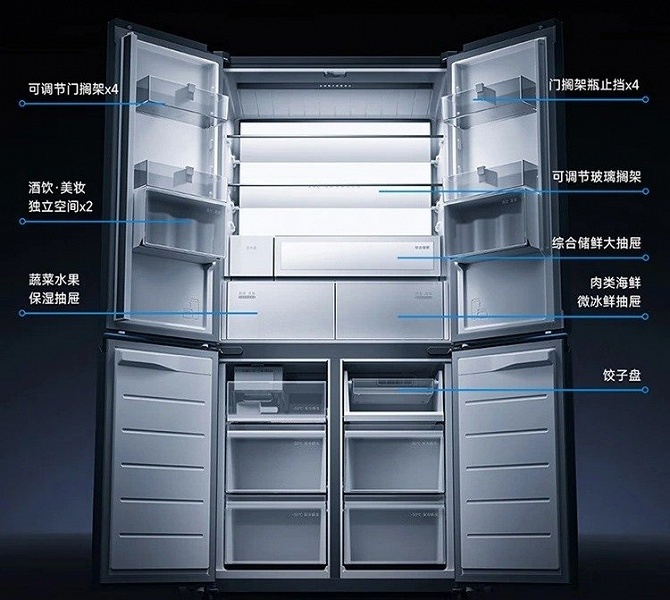 Представлен большой, но очень экономичный холодильник Xiaomi на 560 л