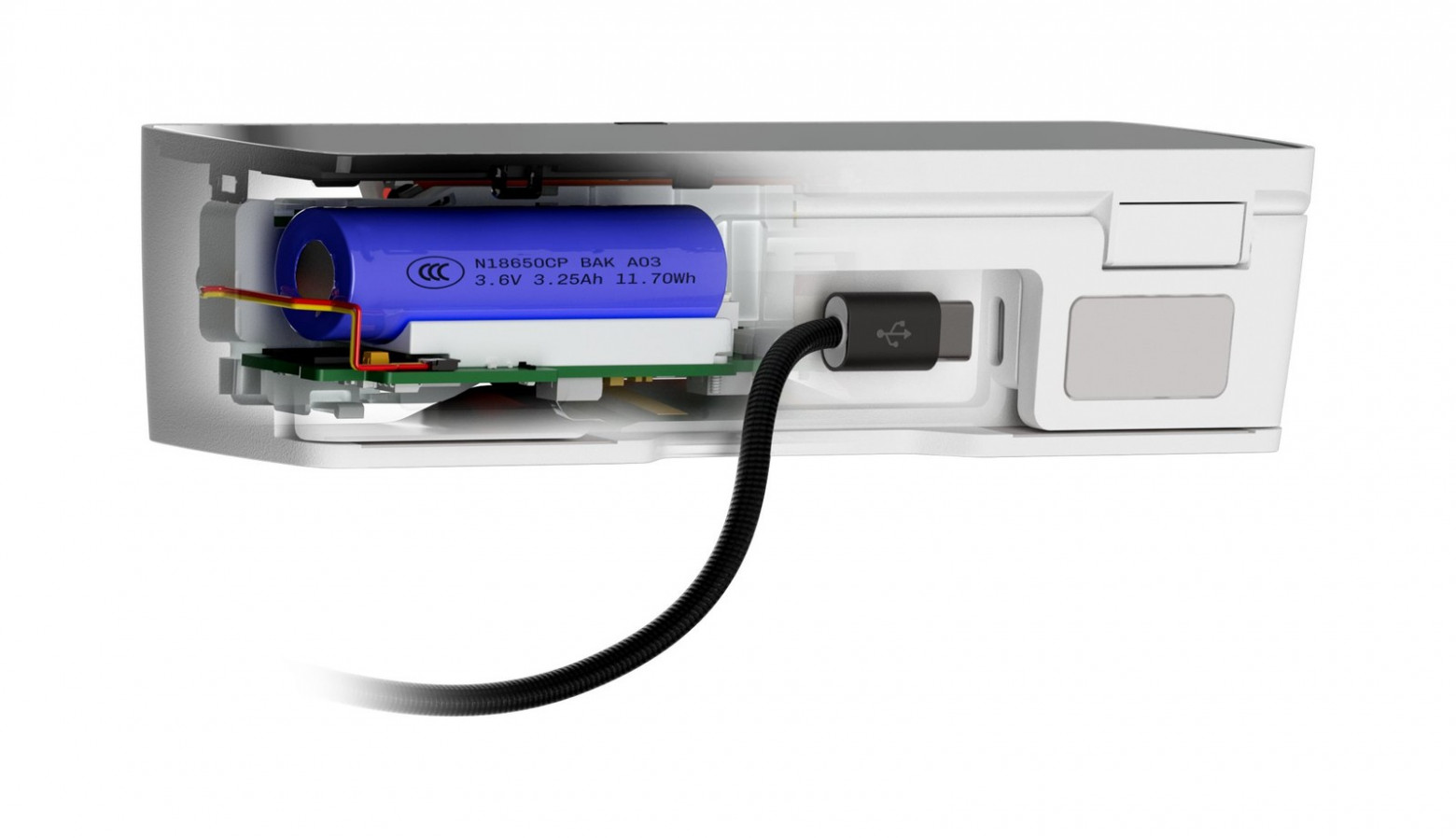 Встроенный литий-ионный аккумулятор позволяет использовать устройство без розетки