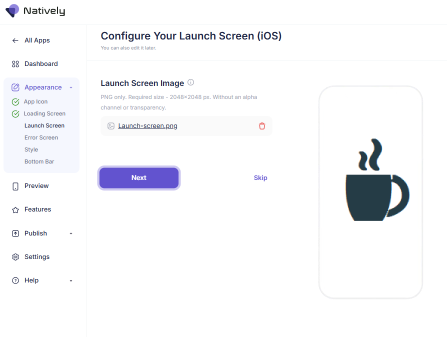 Превращаем сайт в мобильное приложение за пару шагов. Часть 2 - 8