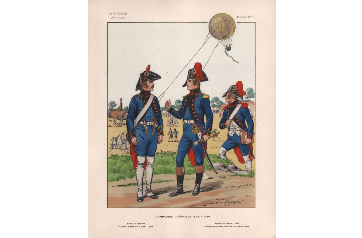 Униформа аэростатных рот французской армии