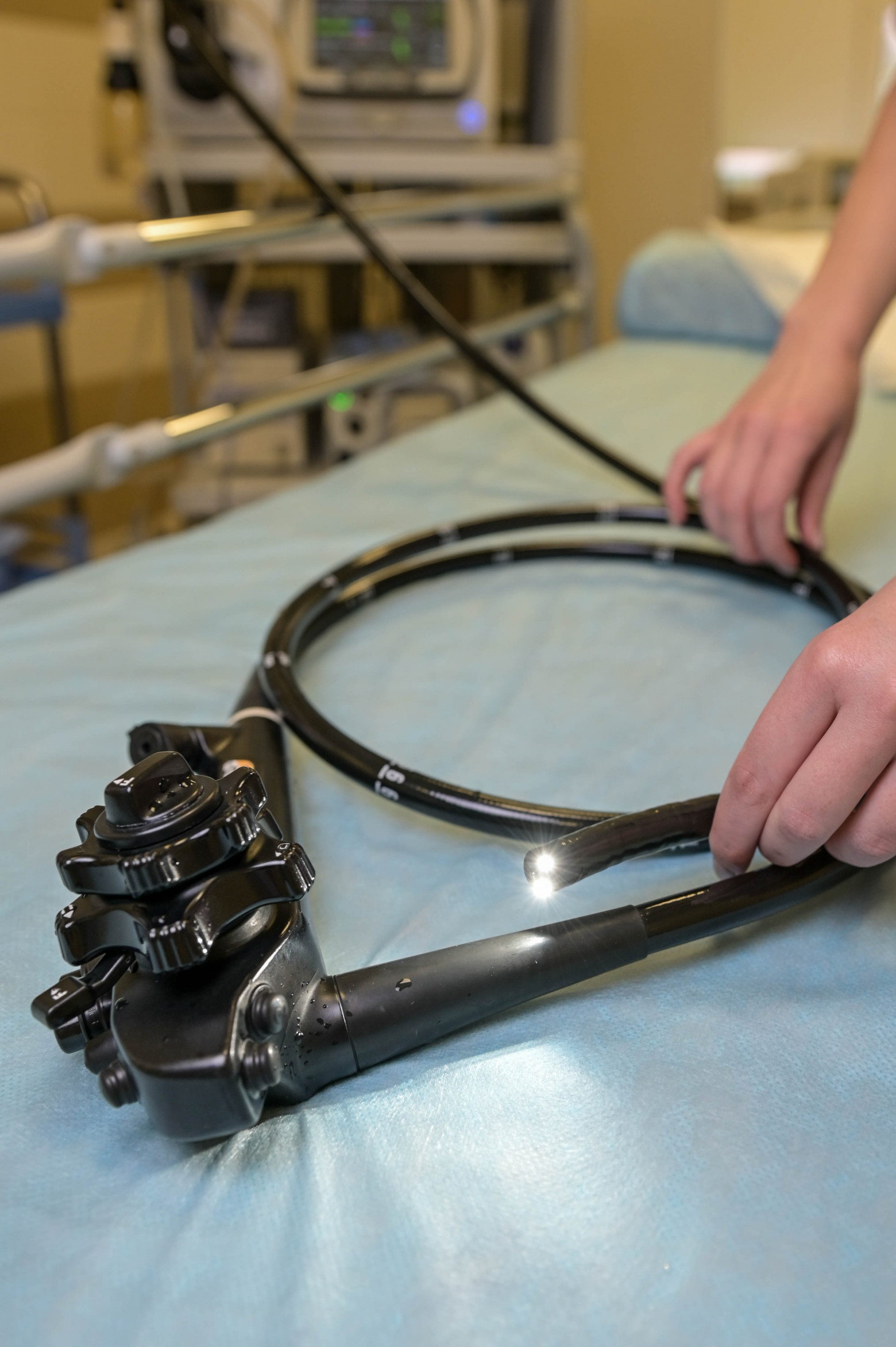 Колоноскоп крупным планом