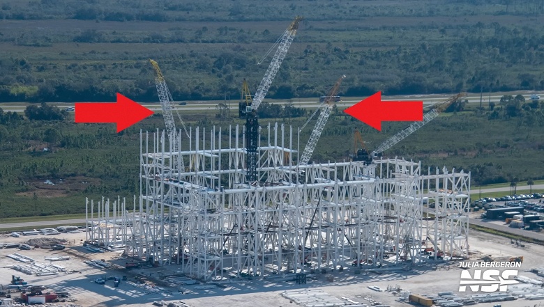 Одно из крупнейших сооружений в мире. Gigabay, где будут собирать тысячу Starship в год, пока вдвое ниже финальной высоты - 2 Одно из крупнейших сооружений в мире. Gigabay, где будут собирать тысячу Starship в год, пока вдвое ниже финальной высоты