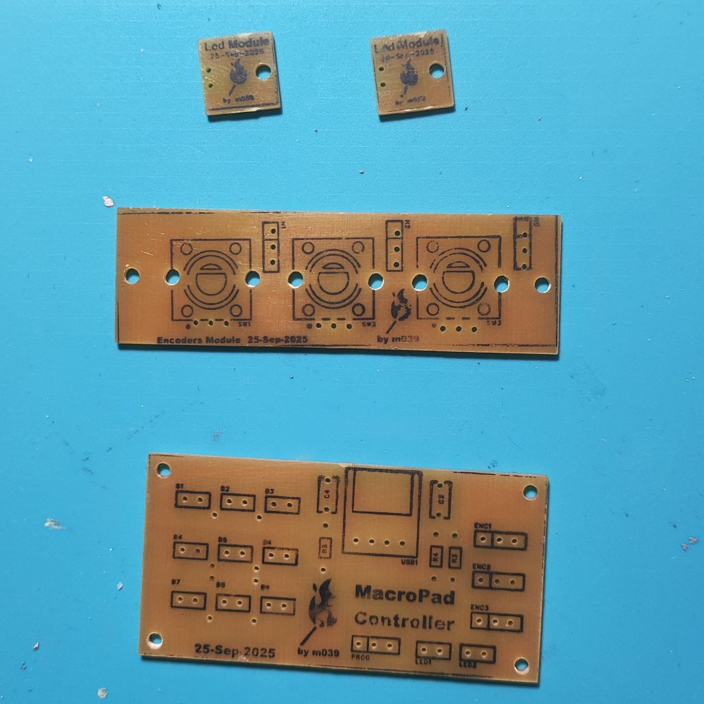 Платы после фрезеровки  