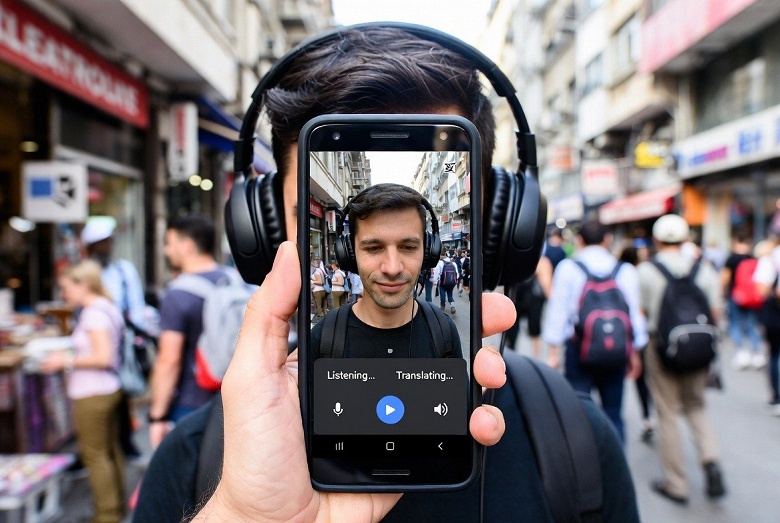 Google представила бета-версию перевода в реальном времени через наушники - 1 Google представила бета-версию перевода в реальном времени через наушники