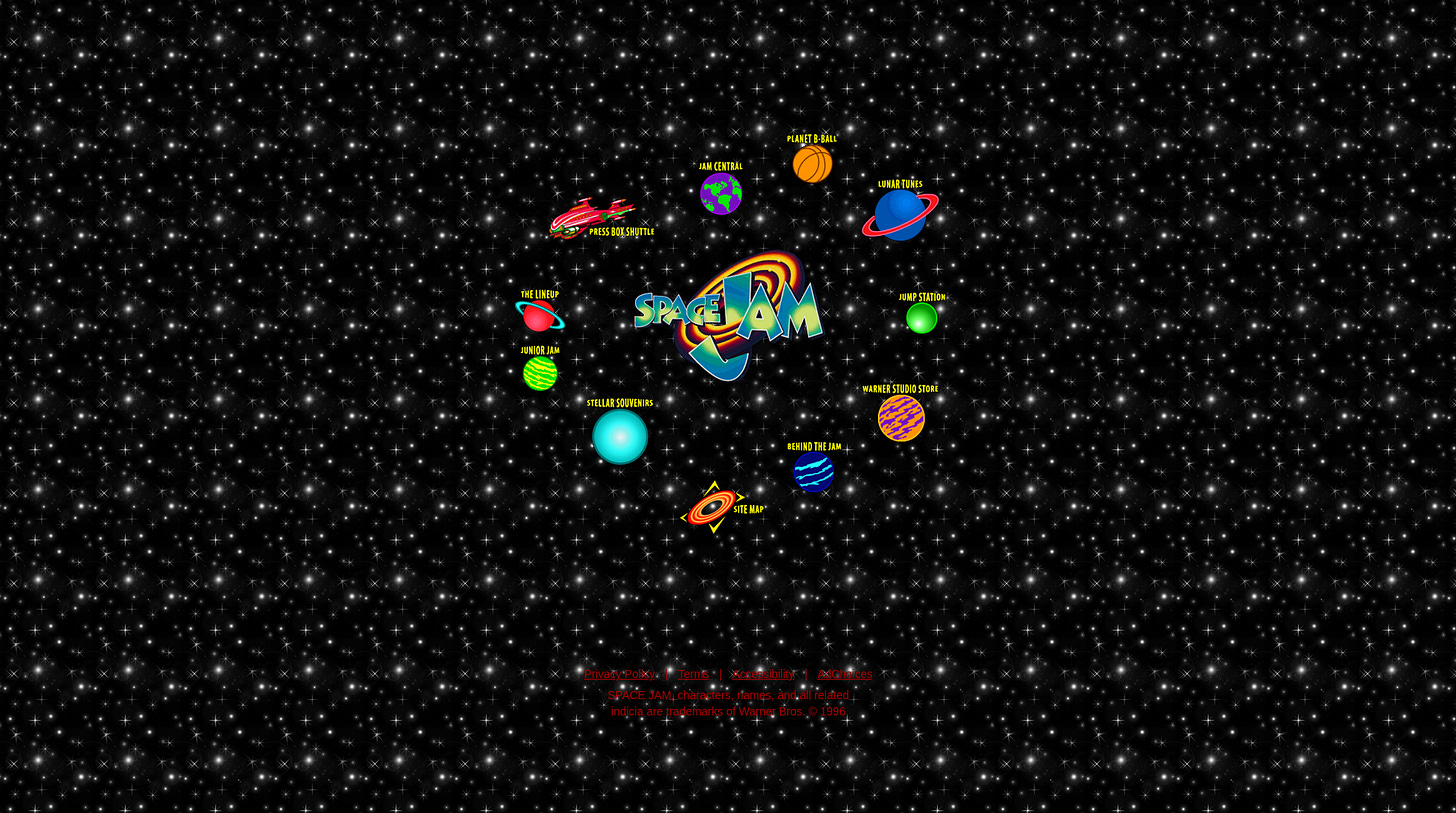 Тестовый вывод, где для замощения фона использован исходный gif.