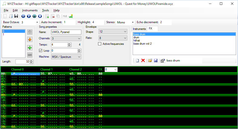Интерфейс WYZTracker
