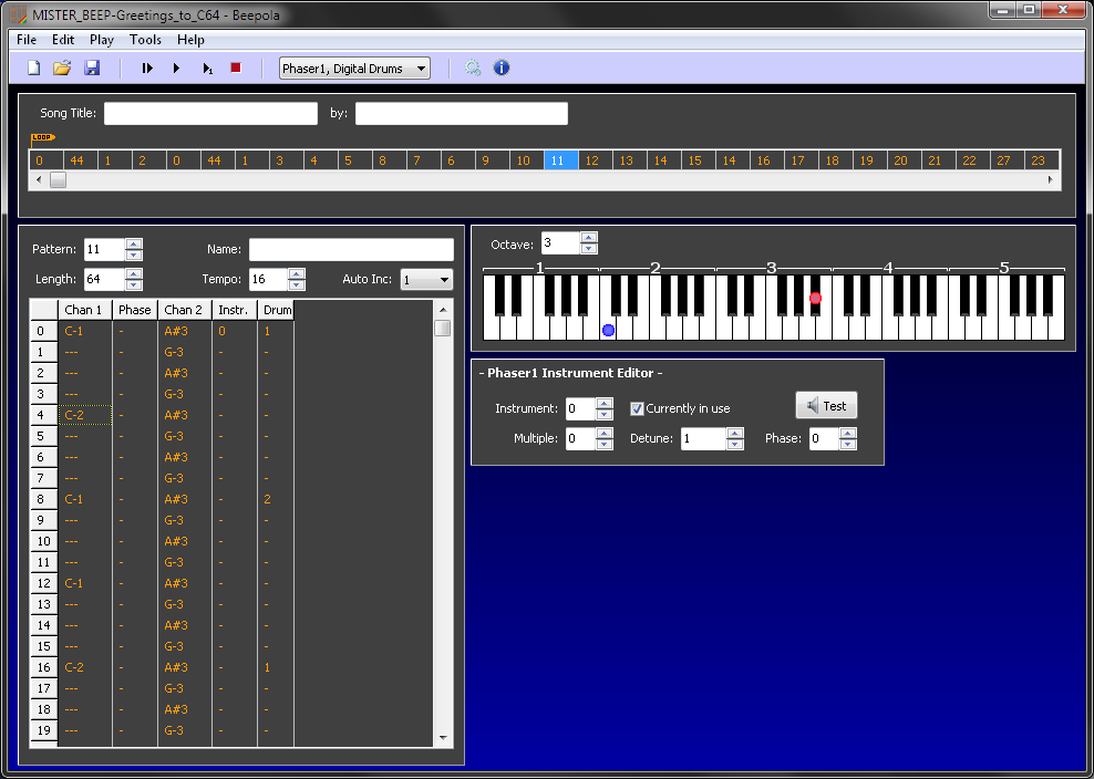 Редактор Beepola