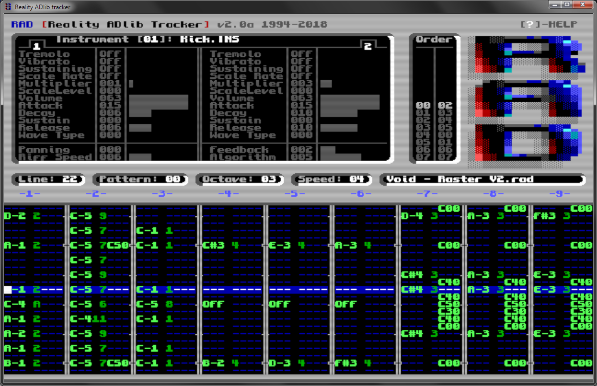 Windows-версия Reality Adlib Tracker