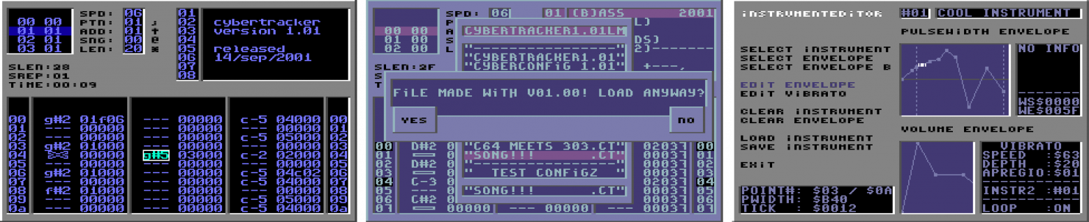 CyberTracker для компьютера Commodore 64